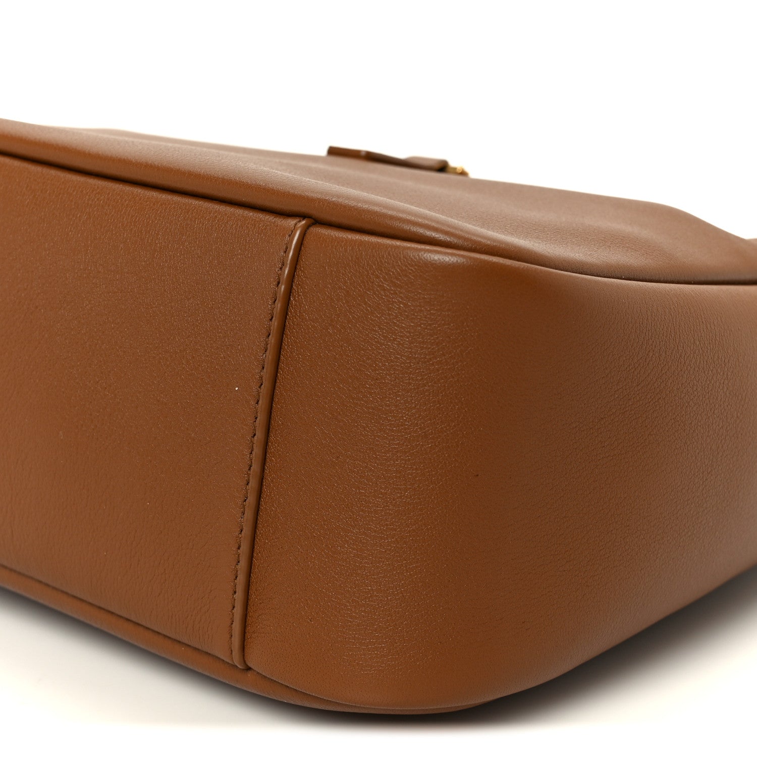 Saint Laurent Le 5 A 7 Smooth Calfskin Soft Hobo Fox