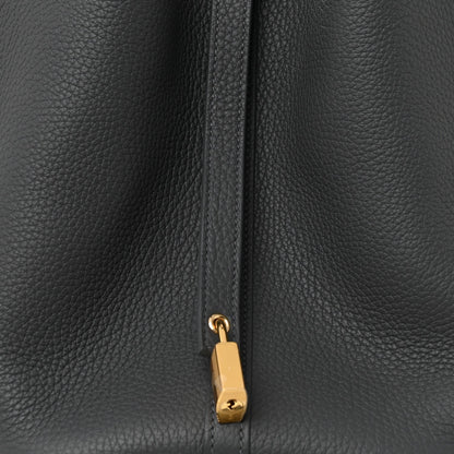 Taurillon Clemence Picotin Lock 22 MM Tote Ardoise