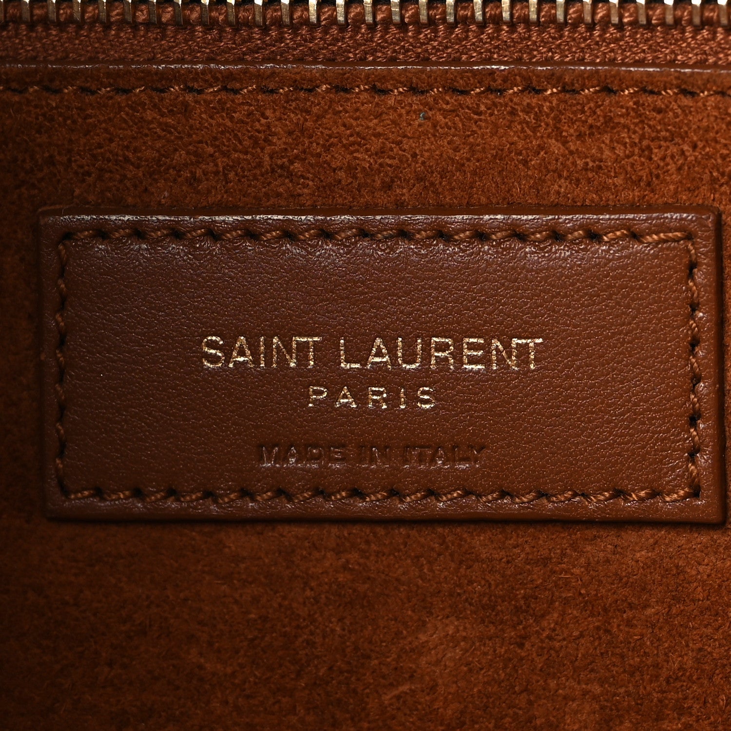 SAINT LAURENT Calfskin Crocodile Embossed Le 5 A 7 Hobo Shoulder Bag Black