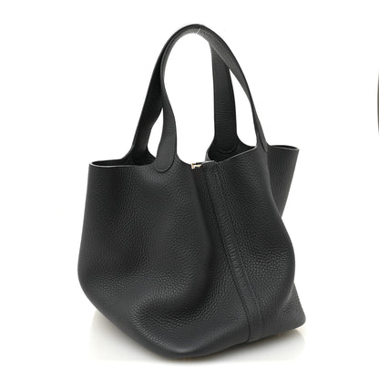 Taurillon Clemence Picotin Lock 22 MM Tote Ardoise