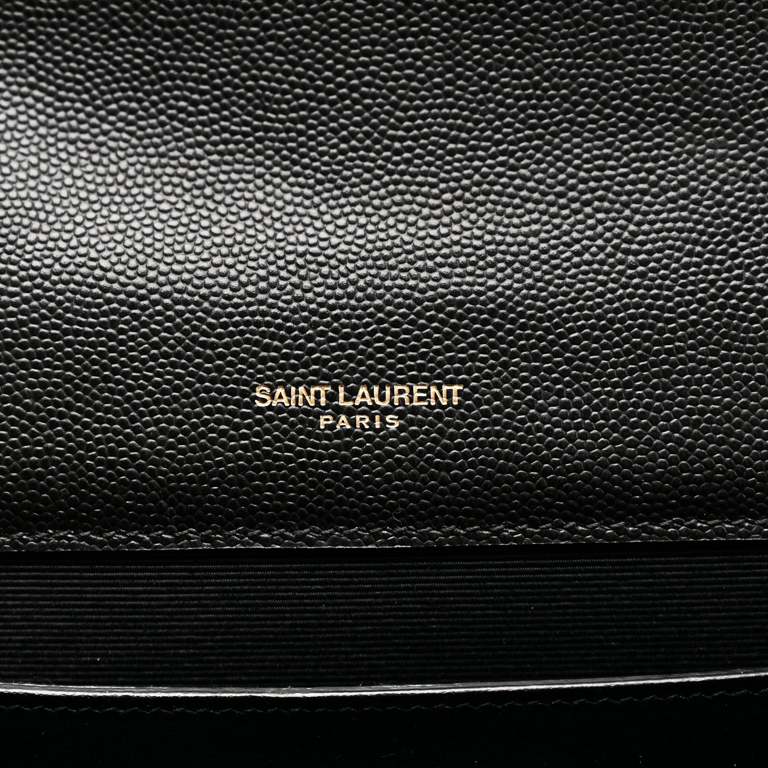 Saint Laurent Grain De Poudre Mixed Matelasse Triquilt Medium Monogram Satchel Black