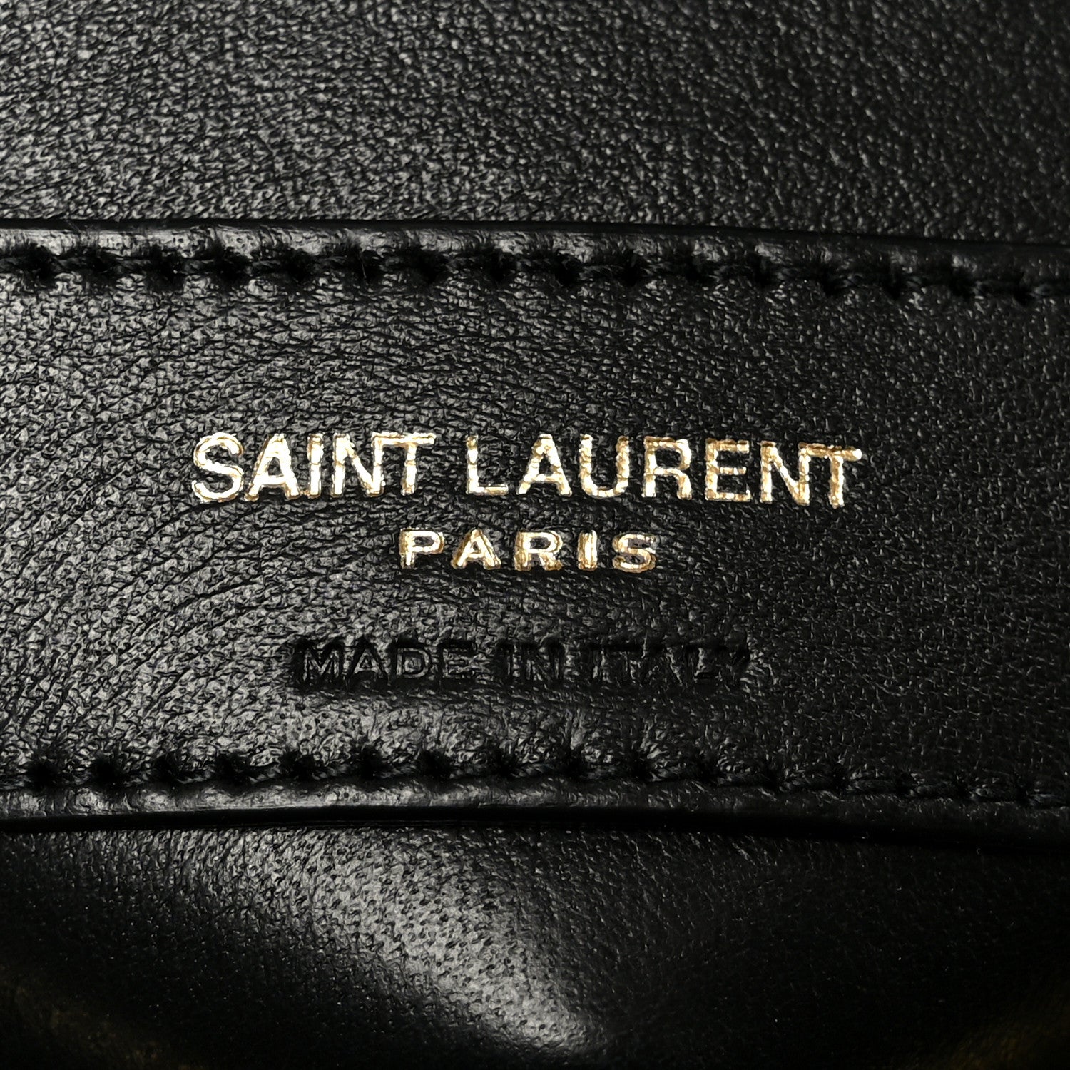 Saint Laurent Small Loulou Chain Satchel Calfskin Y Quilted Monogram Black