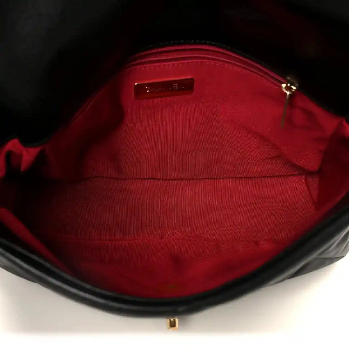 Chanel 19 Large Flap Bag in Black Quilted Goatskin Leather - NEESTRA