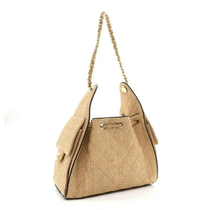 Chanel 25 Handbag in Braided Raffia and Calfskin Beige Black - NEESTRA