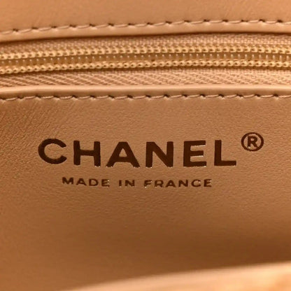 Chanel Braided Raffia Nano Kelly Flap Bag Dark Beige - NEESTRA