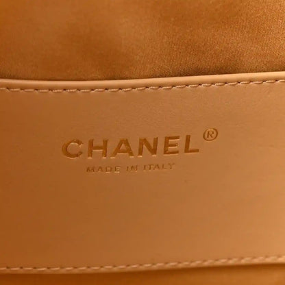 Chanel Braided Raffia Quilted Small 25 Handbag Beige Black - NEESTRA