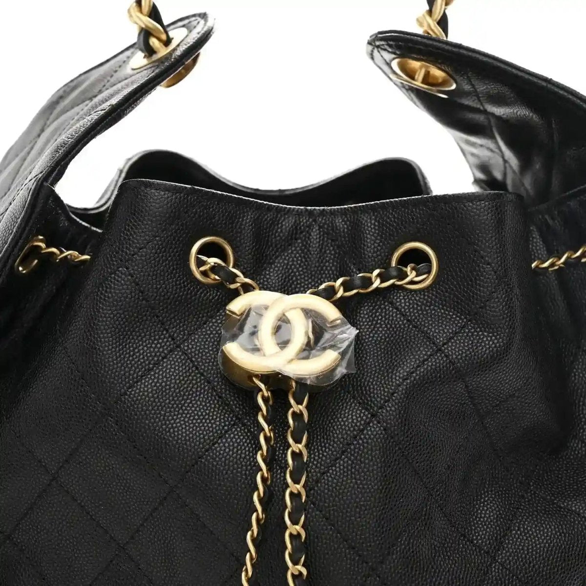 Chanel Caviar Quilted Medium Classic Flap Handbag in Black - NEESTRA