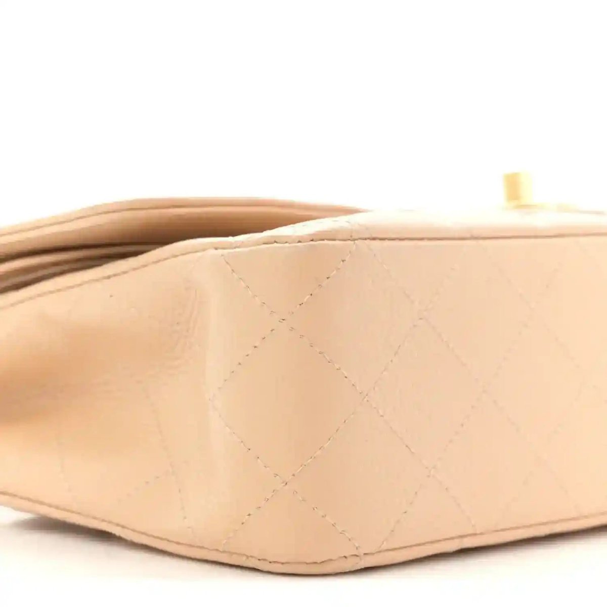 Chanel Caviar Quilted Medium Double Flap Bag in Beige - NEESTRA