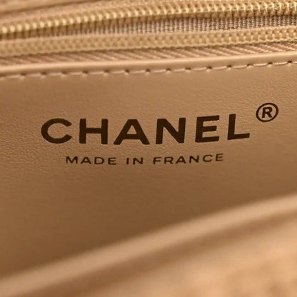 Chanel Dark Beige Braided Raffia Nano Kelly Flap Bag - NEESTRA