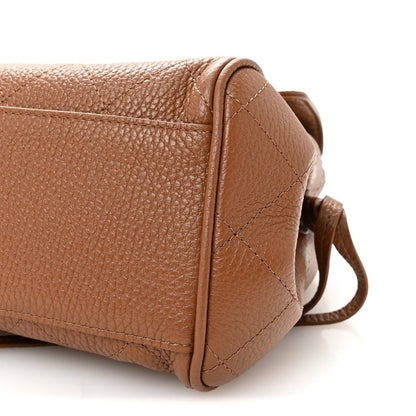 Chanel Grained Calfskin Stitched Urban Essentials Small Shopping Bag Camel - NEESTRA
