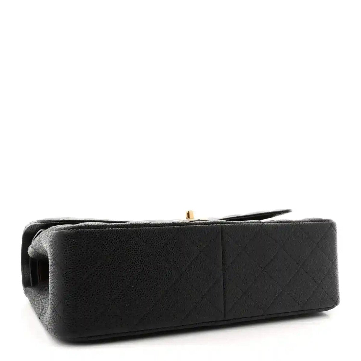 Chanel Jumbo Double Flap Bag in Black Caviar Leather - NEESTRA