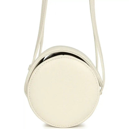 Chanel Preppy Coco Bowling Bag in White Shiny Caviar Leather - NEESTRA