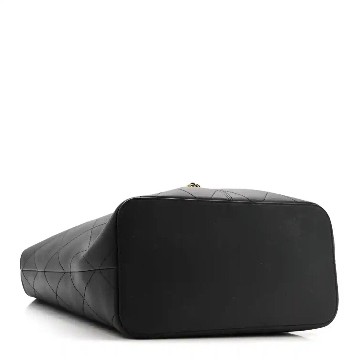 Chanel Quilted Calfskin Large Shopping Tote Bag Black - NEESTRA