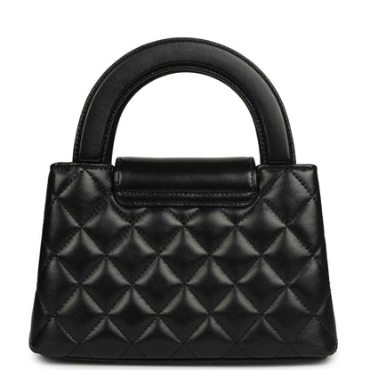 Chanel Small Kelly Shopper Bag in Black Shiny Aged Calfskin - NEESTRA