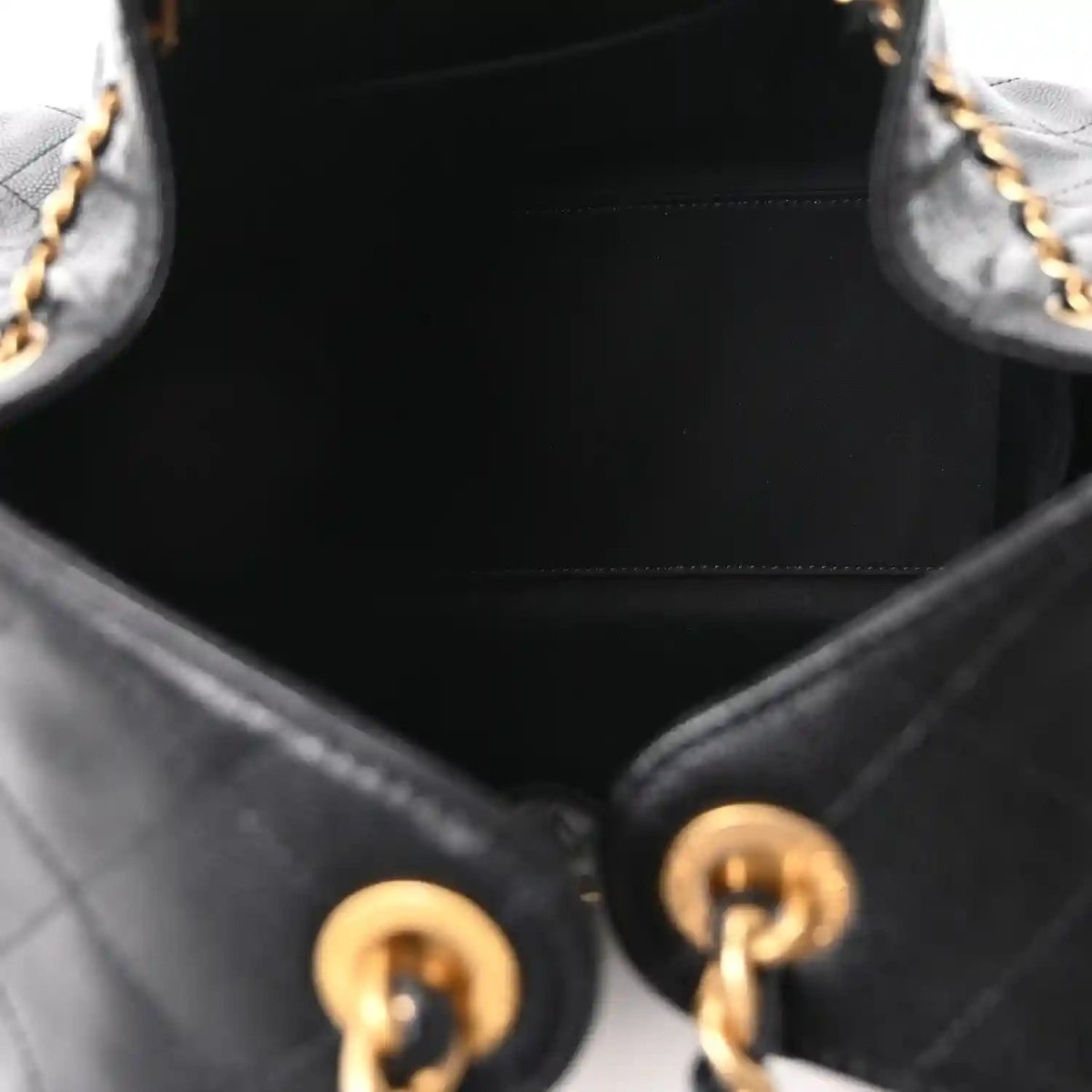 Chanel Small Quilted Caviar Leather Handbag with Gold Hardware - NEESTRA