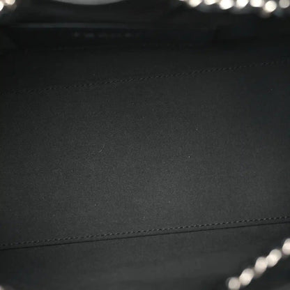 Chanel Small Quilted Shiny Crumpled Calfskin 25 Handbag Black - NEESTRA