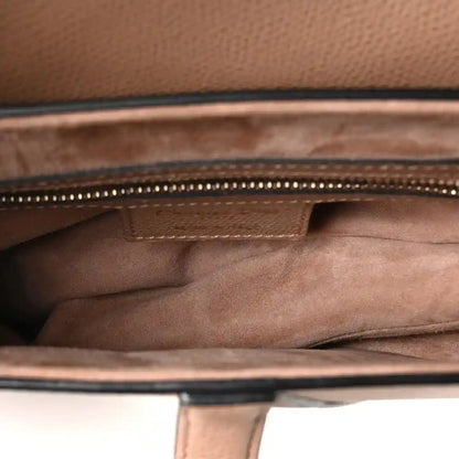 Christian Dior Grained Calfskin Saddle Bag in Fard Light Pink - NEESTRA