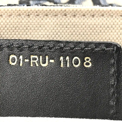 Christian Dior Oblique Monogram Canvas Saddle Shoulder Bag Blue - NEESTRA
