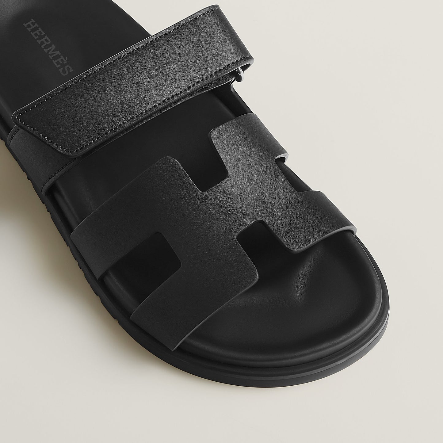 Hermès Chypre Sandal in Suede Goatskin