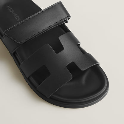 Hermès Chypre Sandal in Suede Goatskin