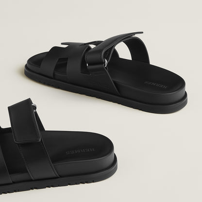 Hermès Chypre Sandal in Suede Goatskin