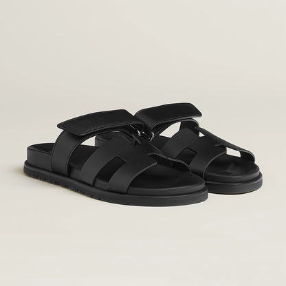 Hermès Chypre Sandal in Suede Goatskin