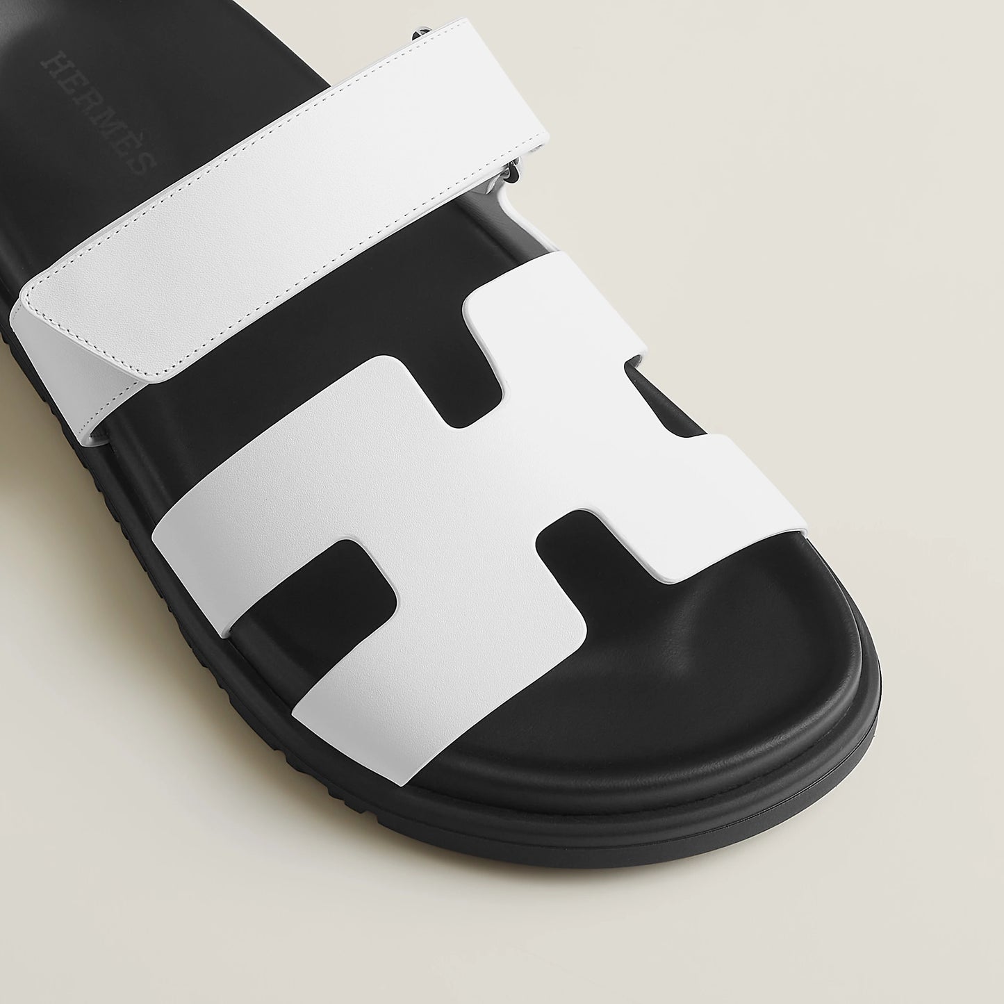 Hermès Chypre Sandal in Suede Goatskin