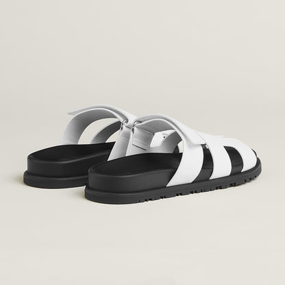 Hermès Chypre Sandal in Suede Goatskin