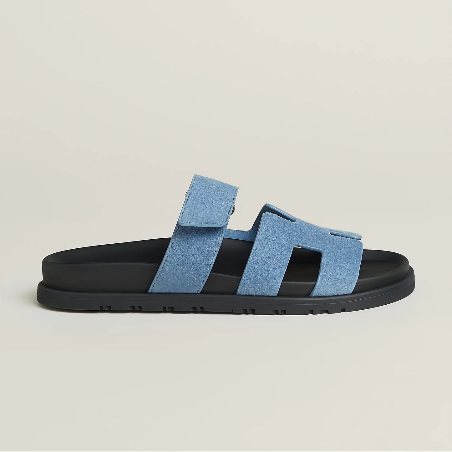 Hermès Chypre Sandal in Suede Goatskin