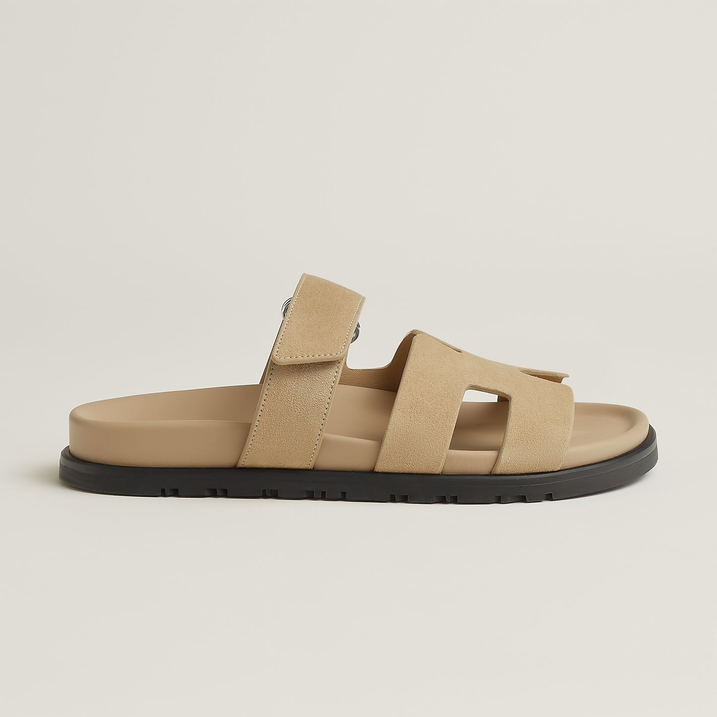 Hermès Chypre Sandal in Suede Goatskin
