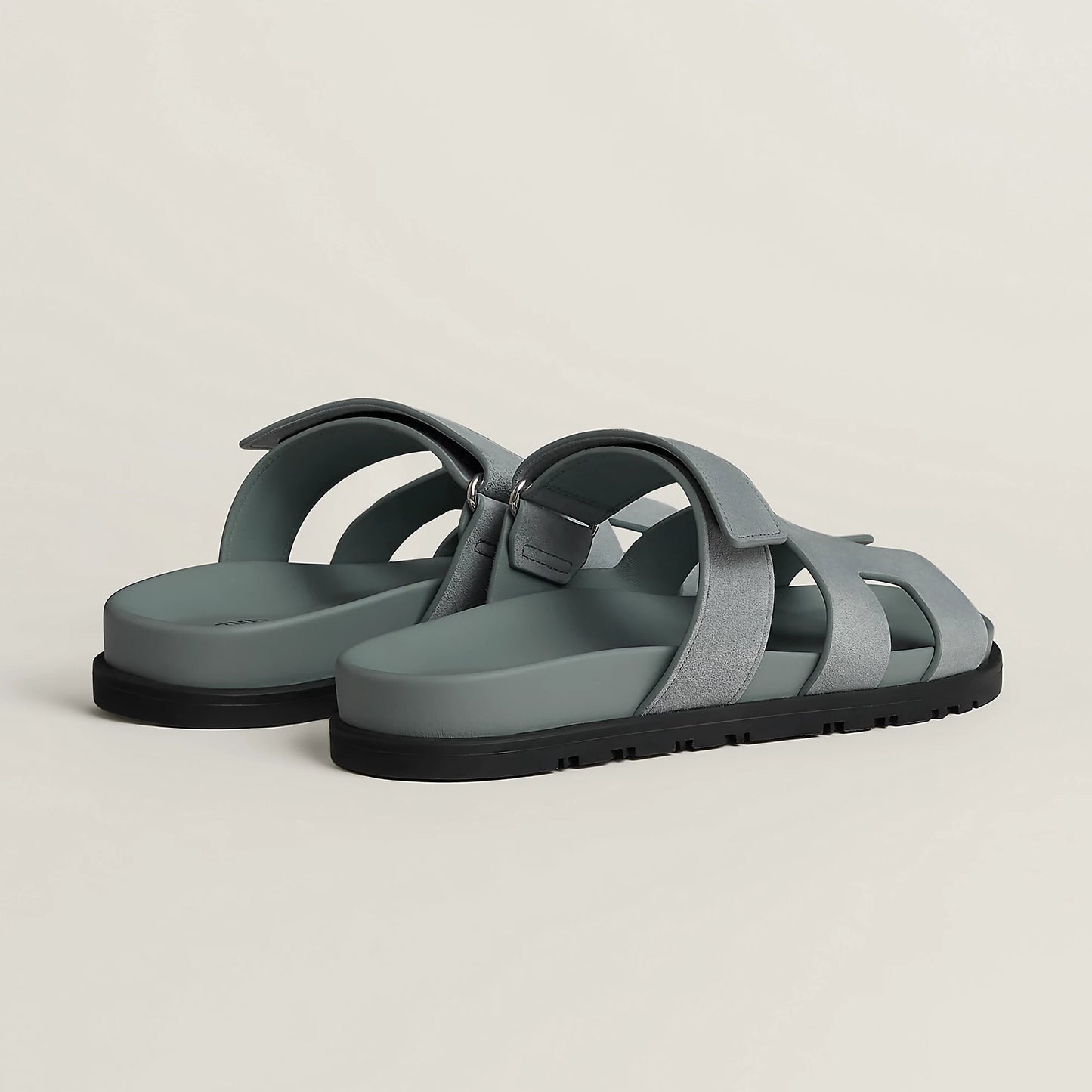 Hermès Chypre Sandal in Suede Goatskin