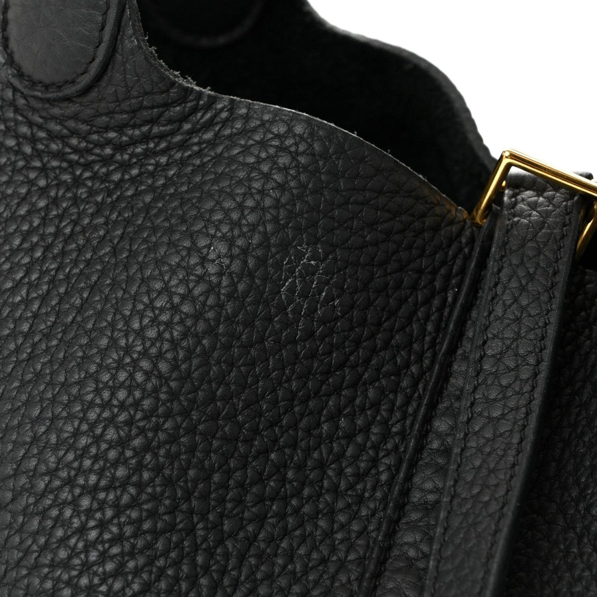 Clemence Picotin Lock 22 MM Tote Handbag Black - NEESTRA