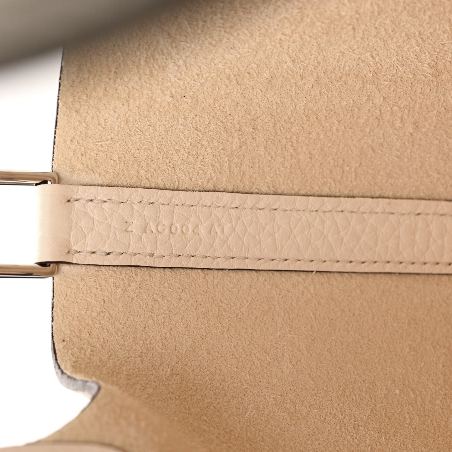 Clemence Picotin Lock 18 PM Nata Leather Handbag