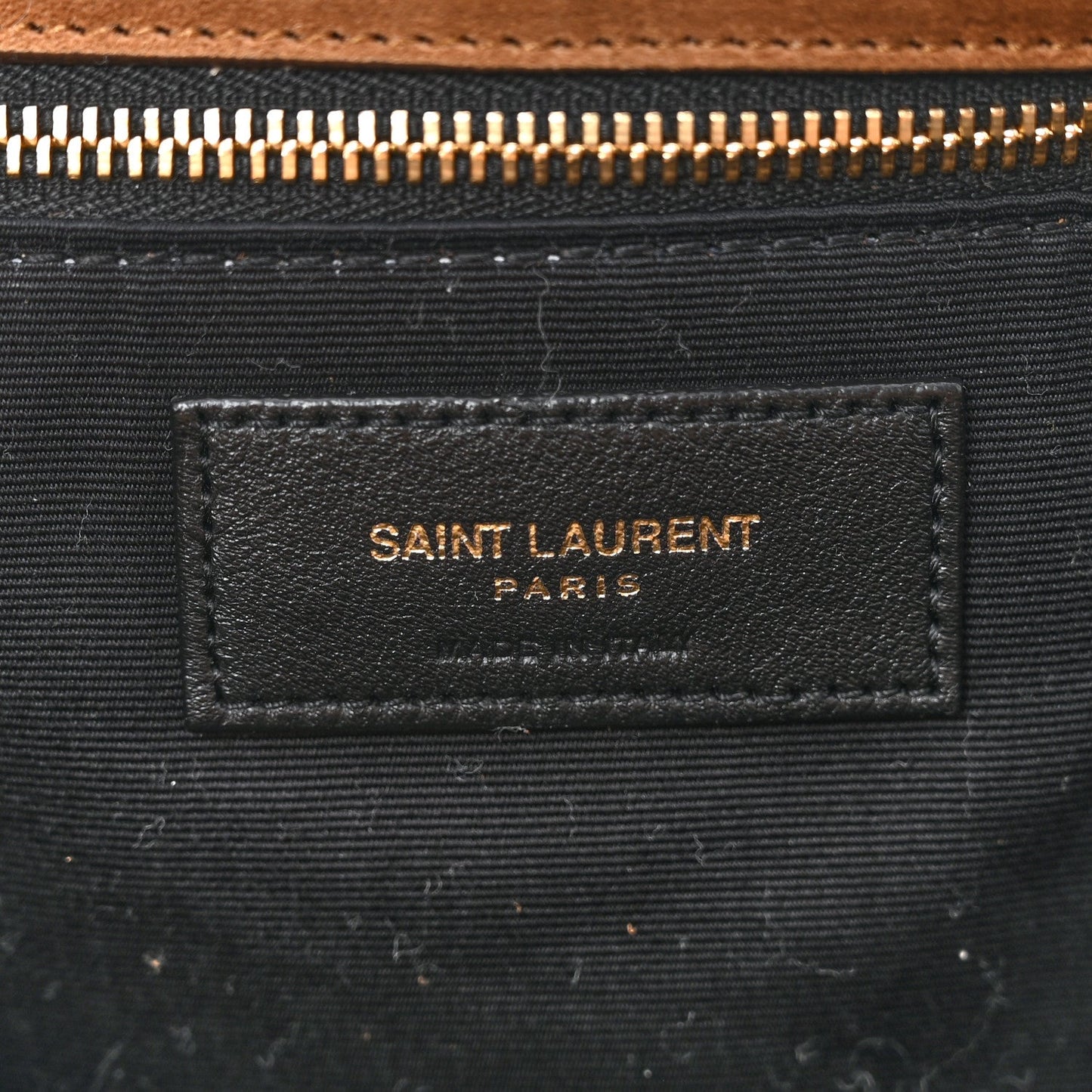 Saint Laurent Large Calypso Suede Shoulder Bag Caramel Cognac