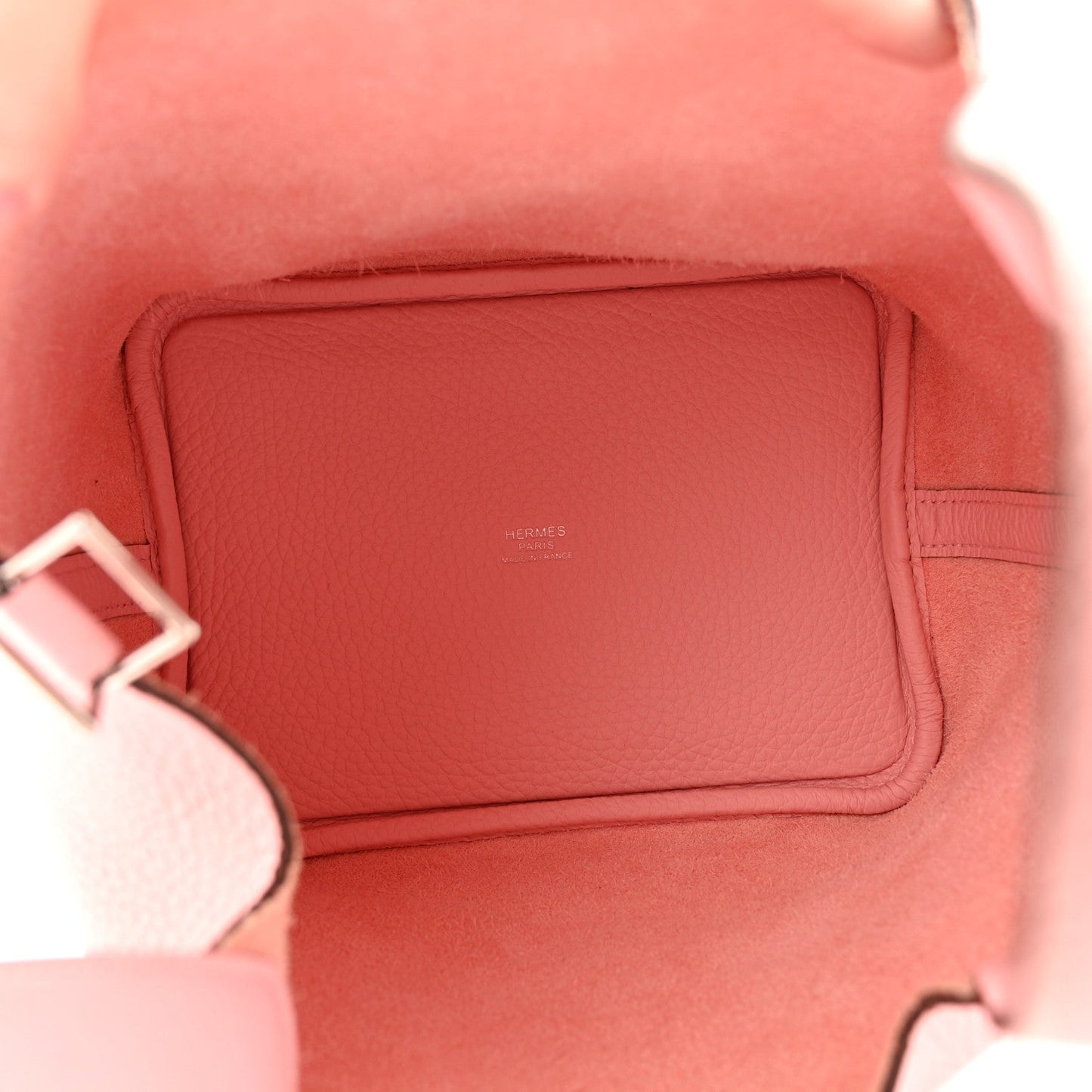 Taurillon Clemence Picotin Lock 18 PM Handbag Rose Sakura