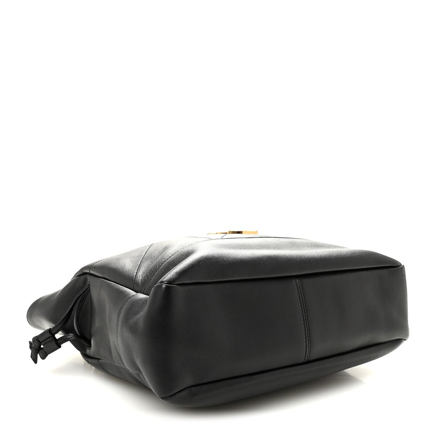 Saint Laurent Jamie Lambskin Small Shopping Tote Black