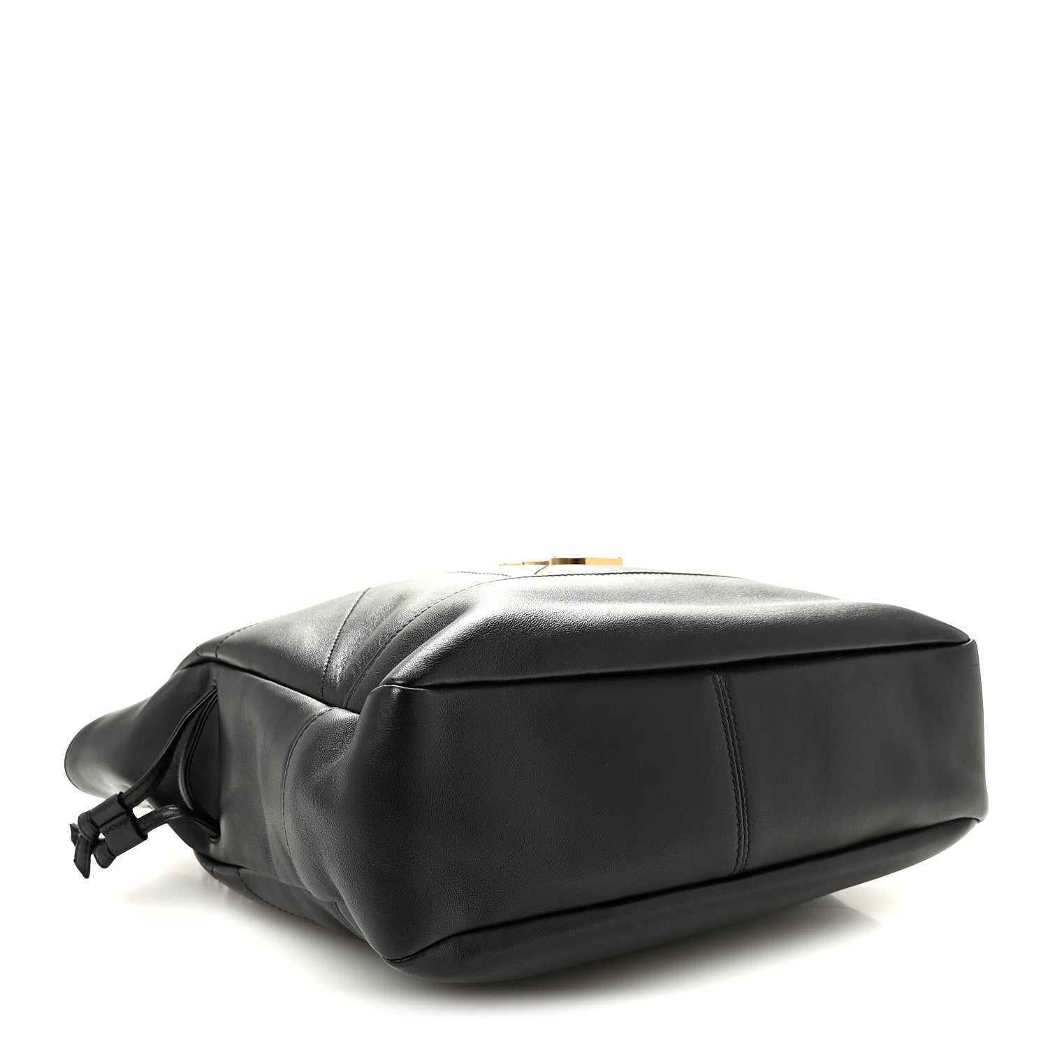 Saint Laurent Jamie Lambskin Small Shopping Tote Black