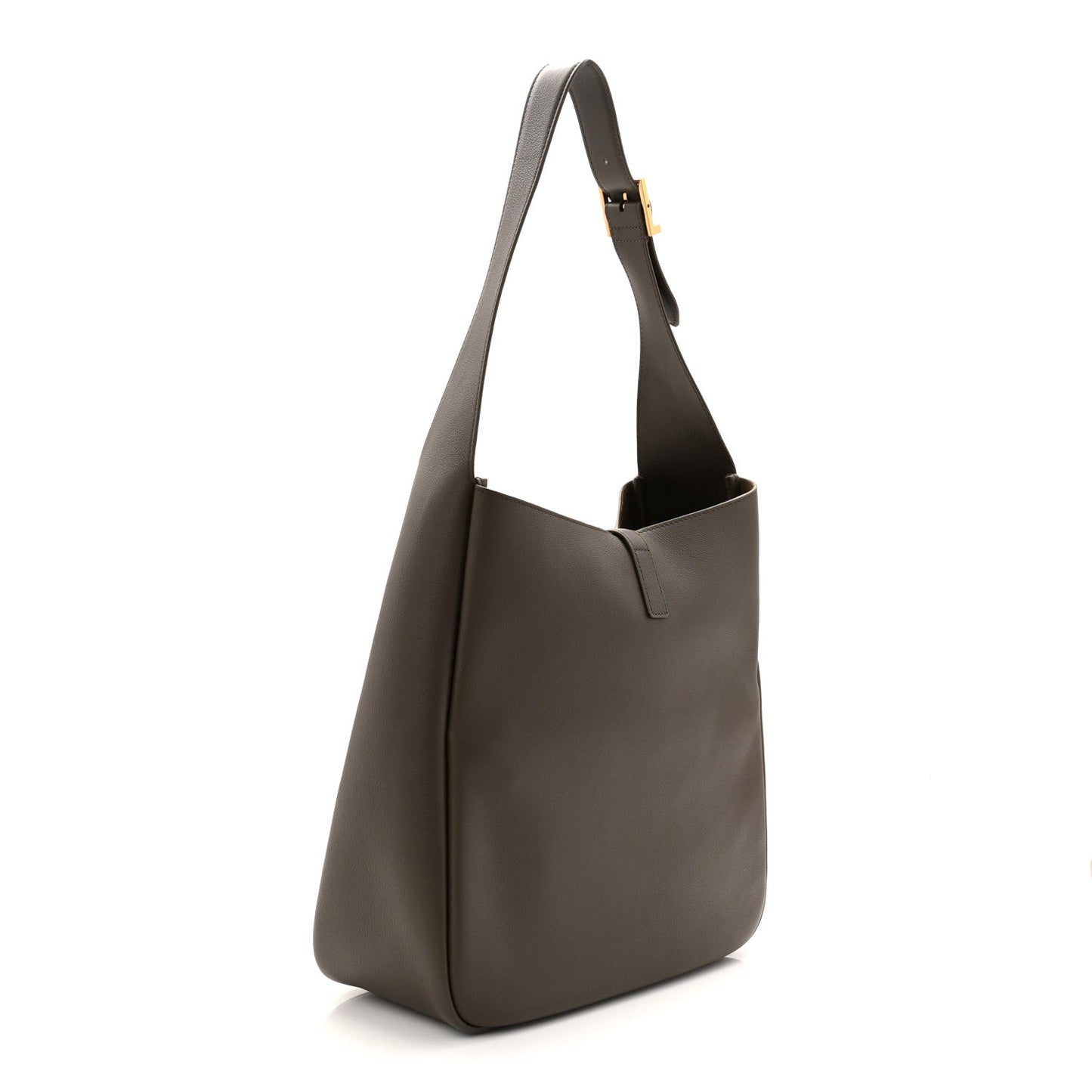 Saint Laurent Smooth Calfskin Large Le 5 A 7 Soft Hobo Light Musk