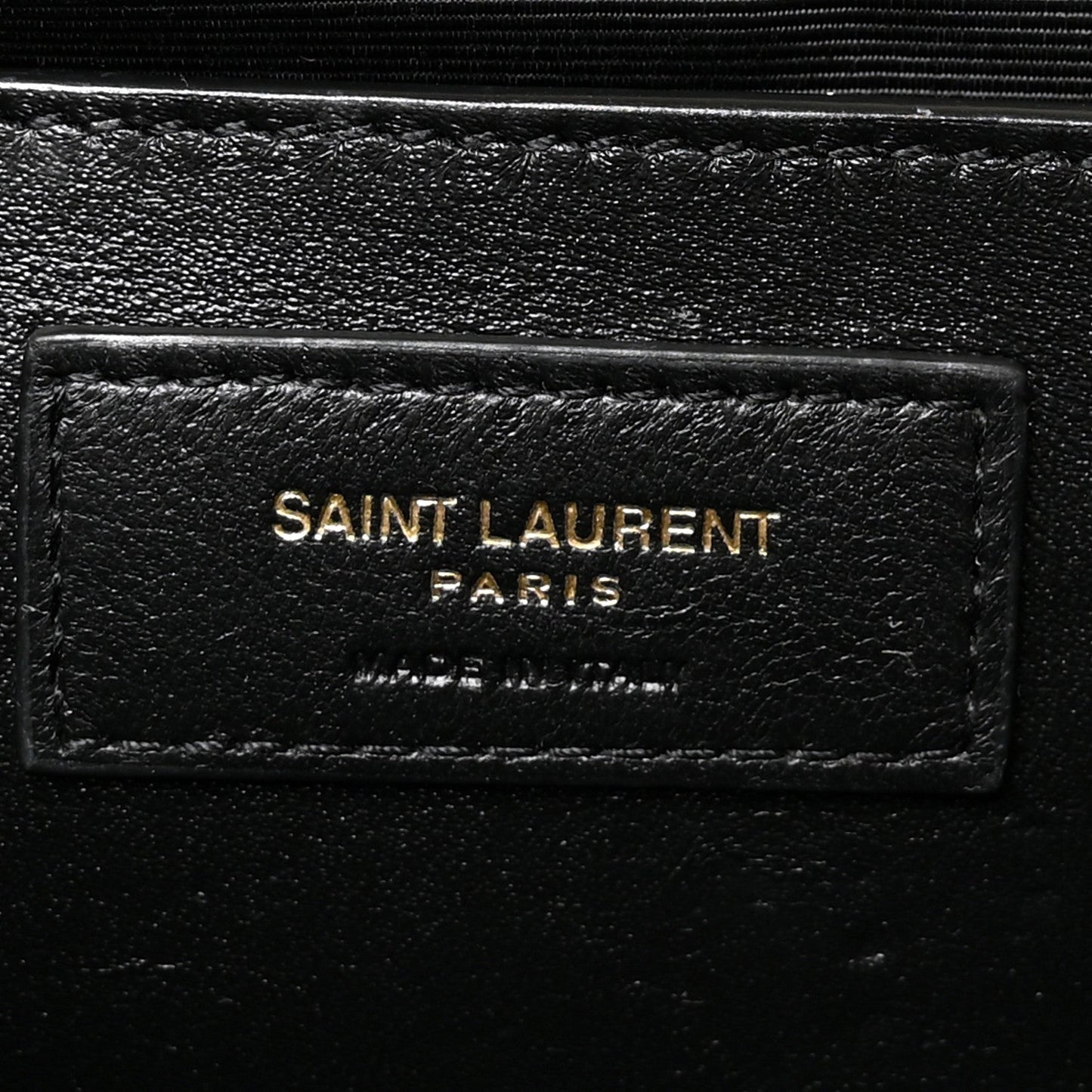 Saint Laurent Grain De Poudre Medium Triquilt Monogram Satchel Crema Soft