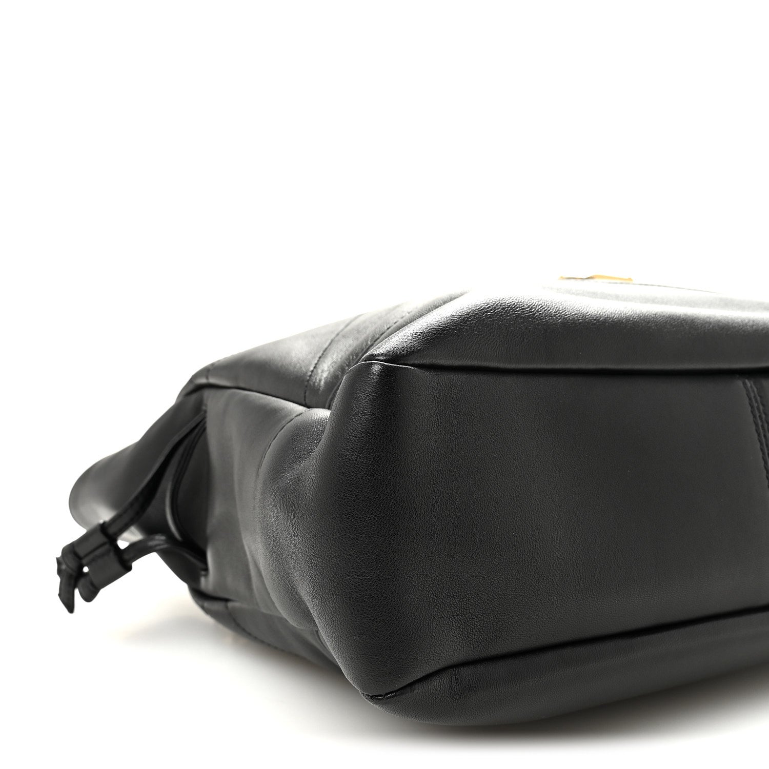 Saint Laurent Jamie Lambskin Small Shopping Tote Black