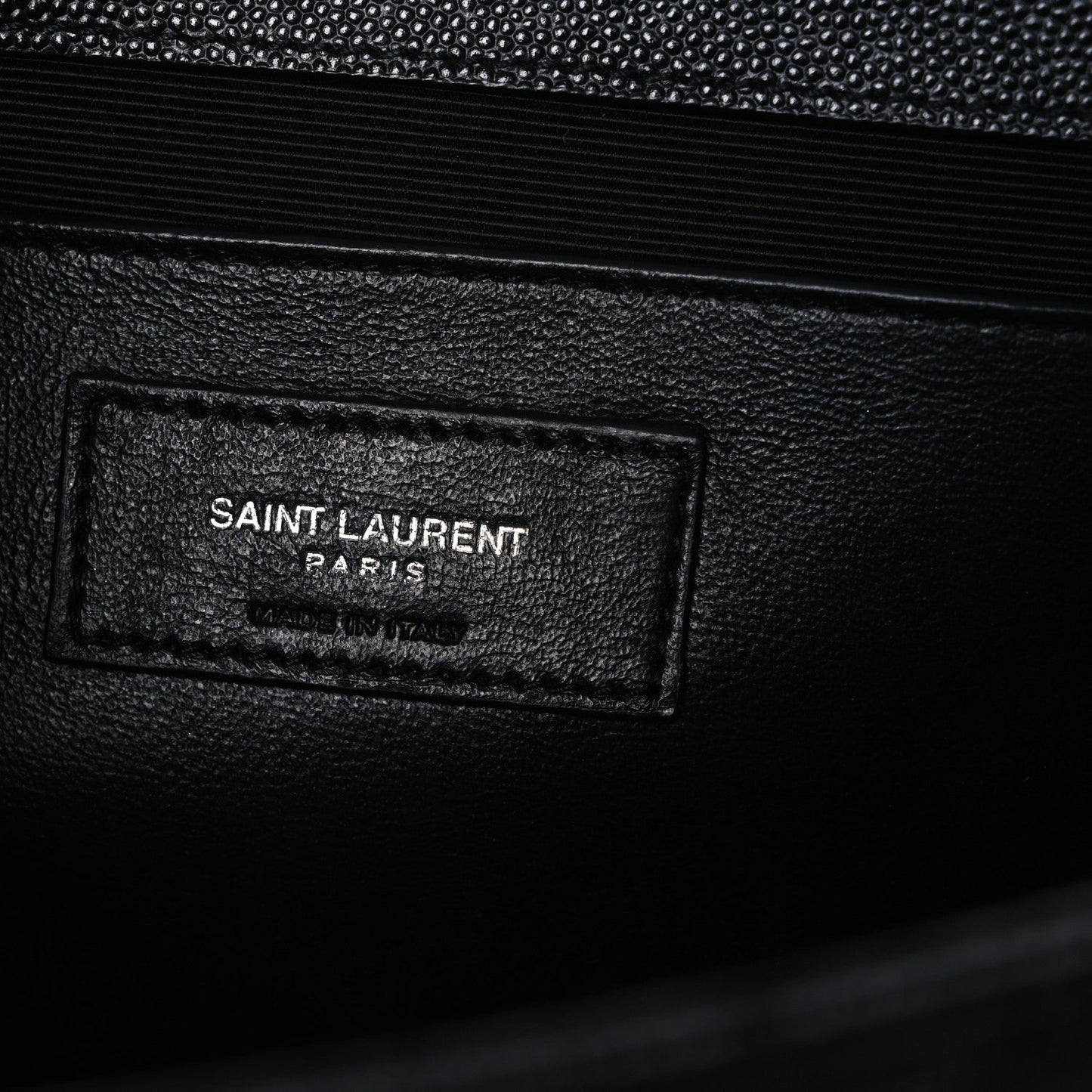 Saint Laurent Grain De Poudre Textured Mixed Matelasse Triquilt Medium Monogram Satchel