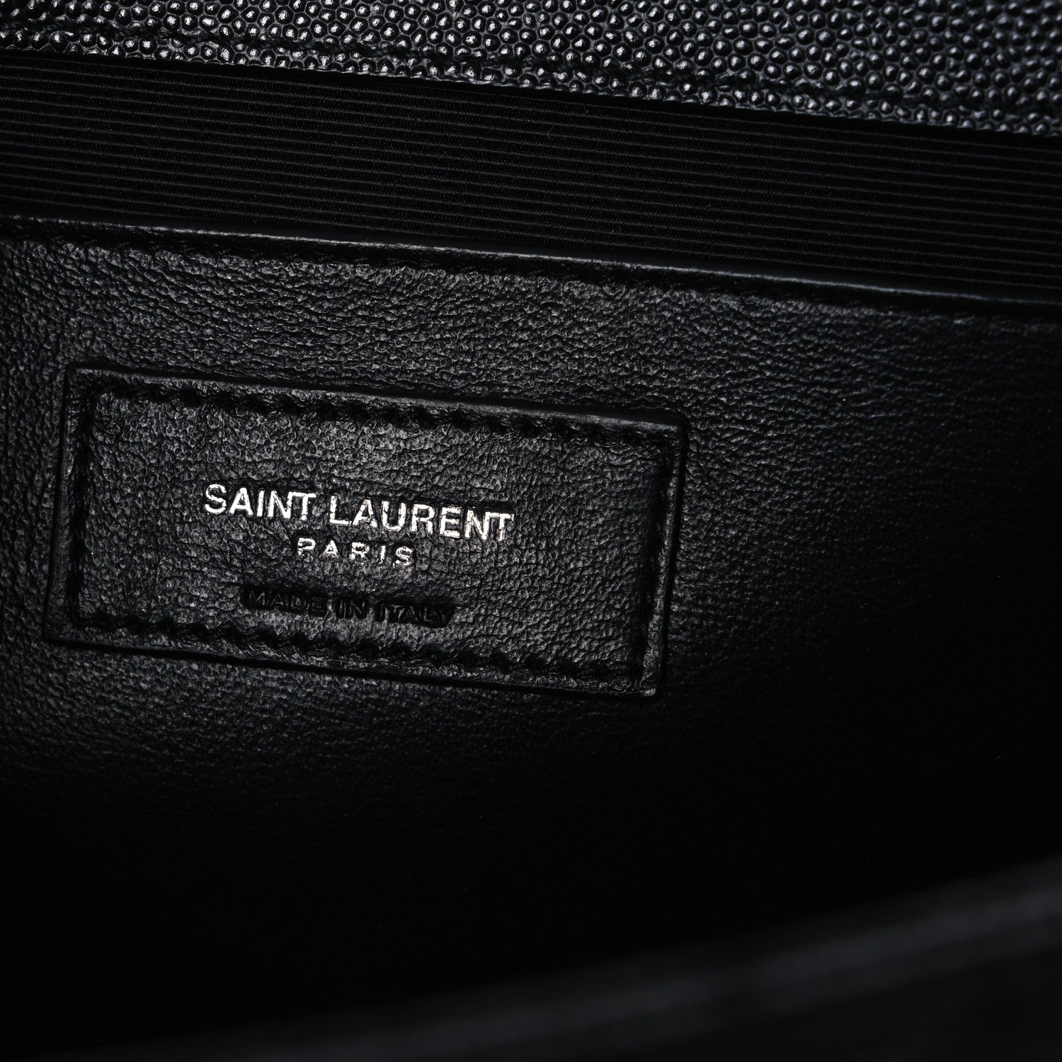 Saint Laurent Grain De Poudre Textured Mixed Matelasse Triquilt Medium Monogram Satchel