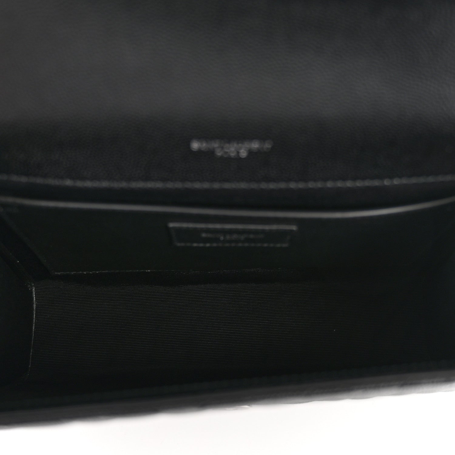 Saint Laurent Mixed Matelasse Triquilt Medium Monogram Satchel Black