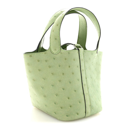 Ostrich Micro Picotin Lock Vert Criquet
