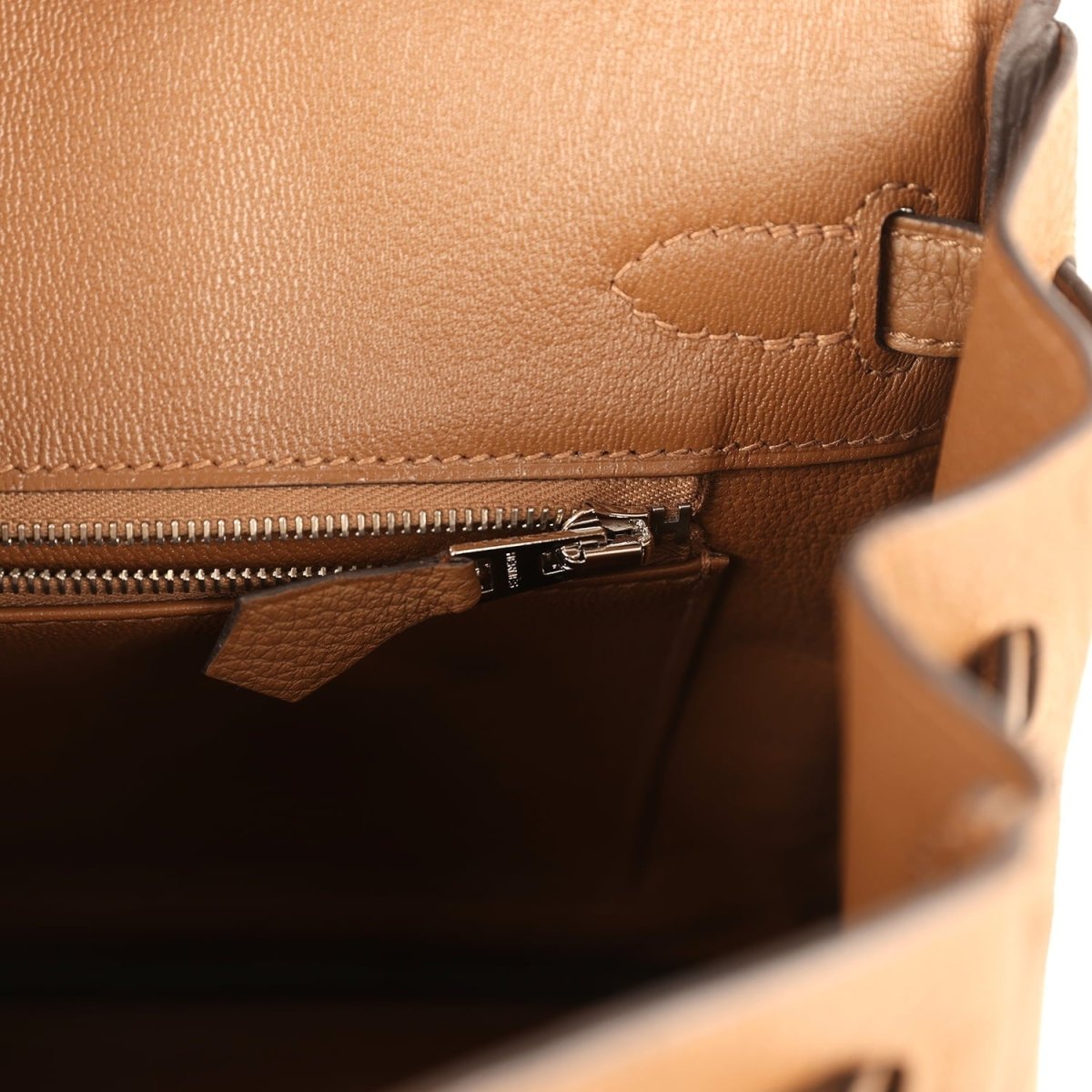 Hermes Birkin 25 Handbag Alezan Togo Leather Palladium Hardware - NEESTRA