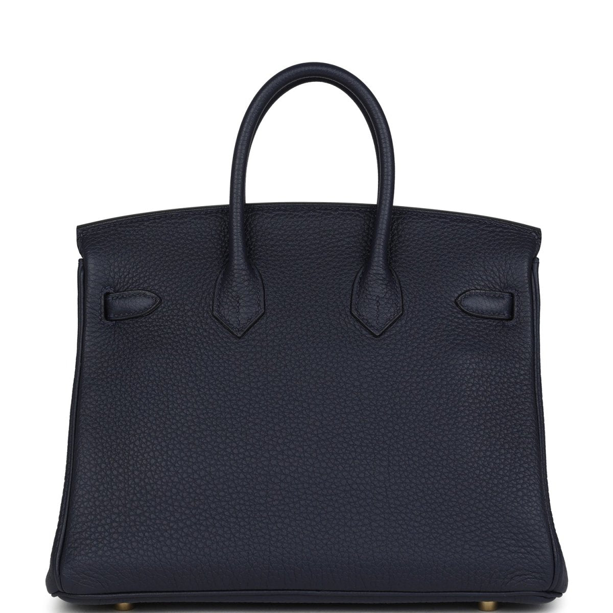 Hermes Birkin 25 Handbag Bleu Nuit Togo Gold Hardware - NEESTRA