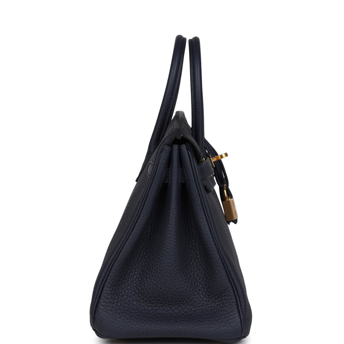 Hermes Birkin 25 Handbag Bleu Nuit Togo Gold Hardware - NEESTRA