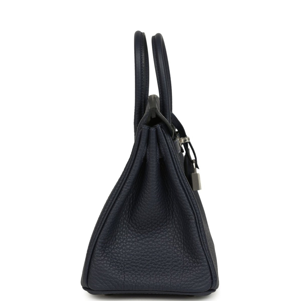 Hermes Birkin 25 Handbag Bleu Nuit Togo Palladium Hardware - NEESTRA