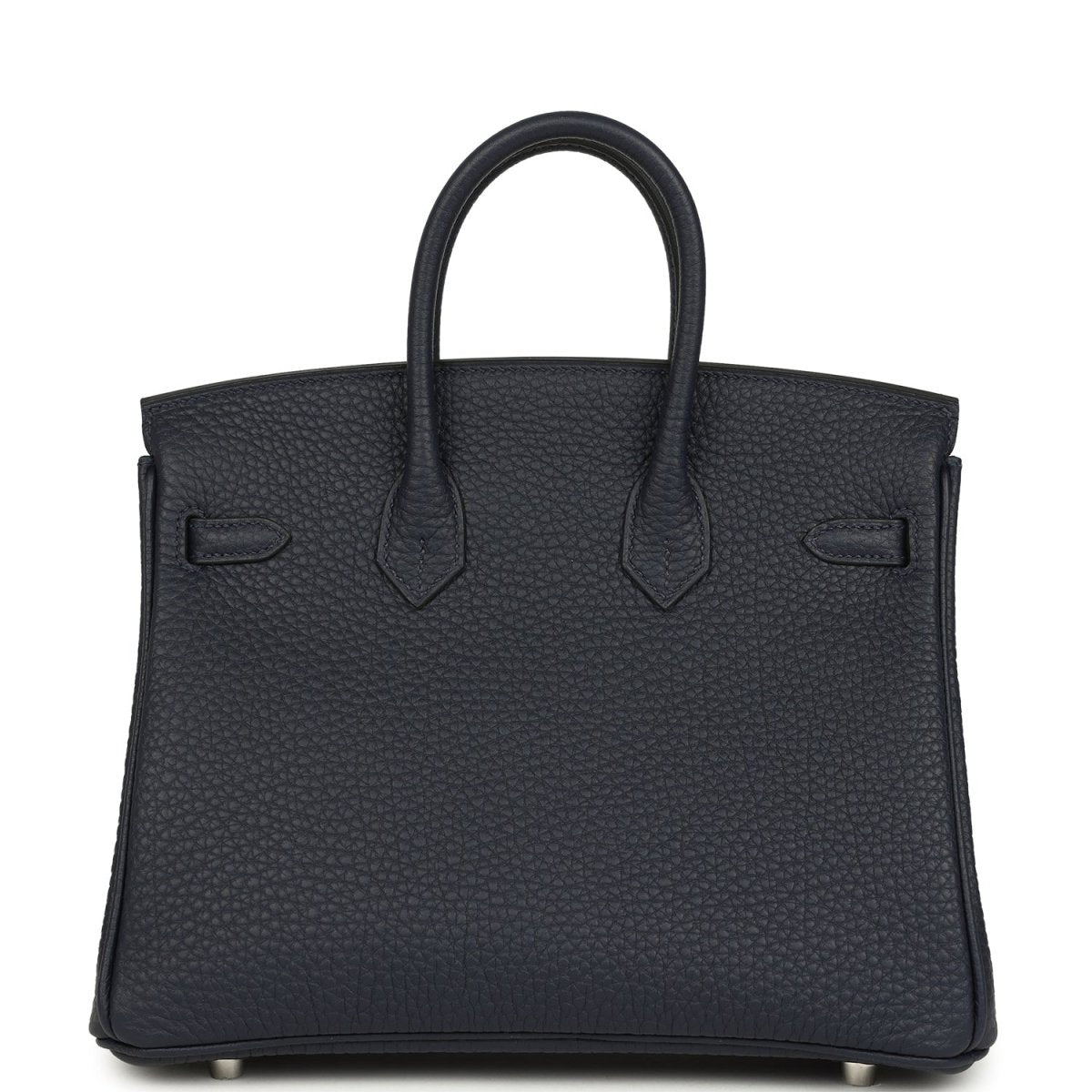Hermes Birkin 25 Handbag Bleu Nuit Togo Palladium Hardware - NEESTRA