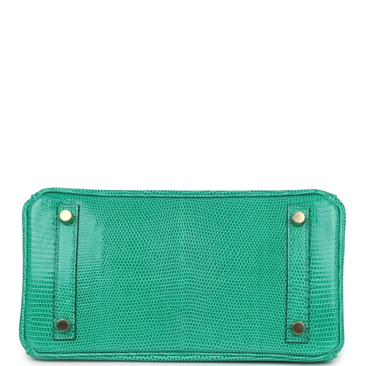 Hermes Birkin 25 Handbag Menthe Varanus Niloticus Lizard Gold Hardware - NEESTRA
